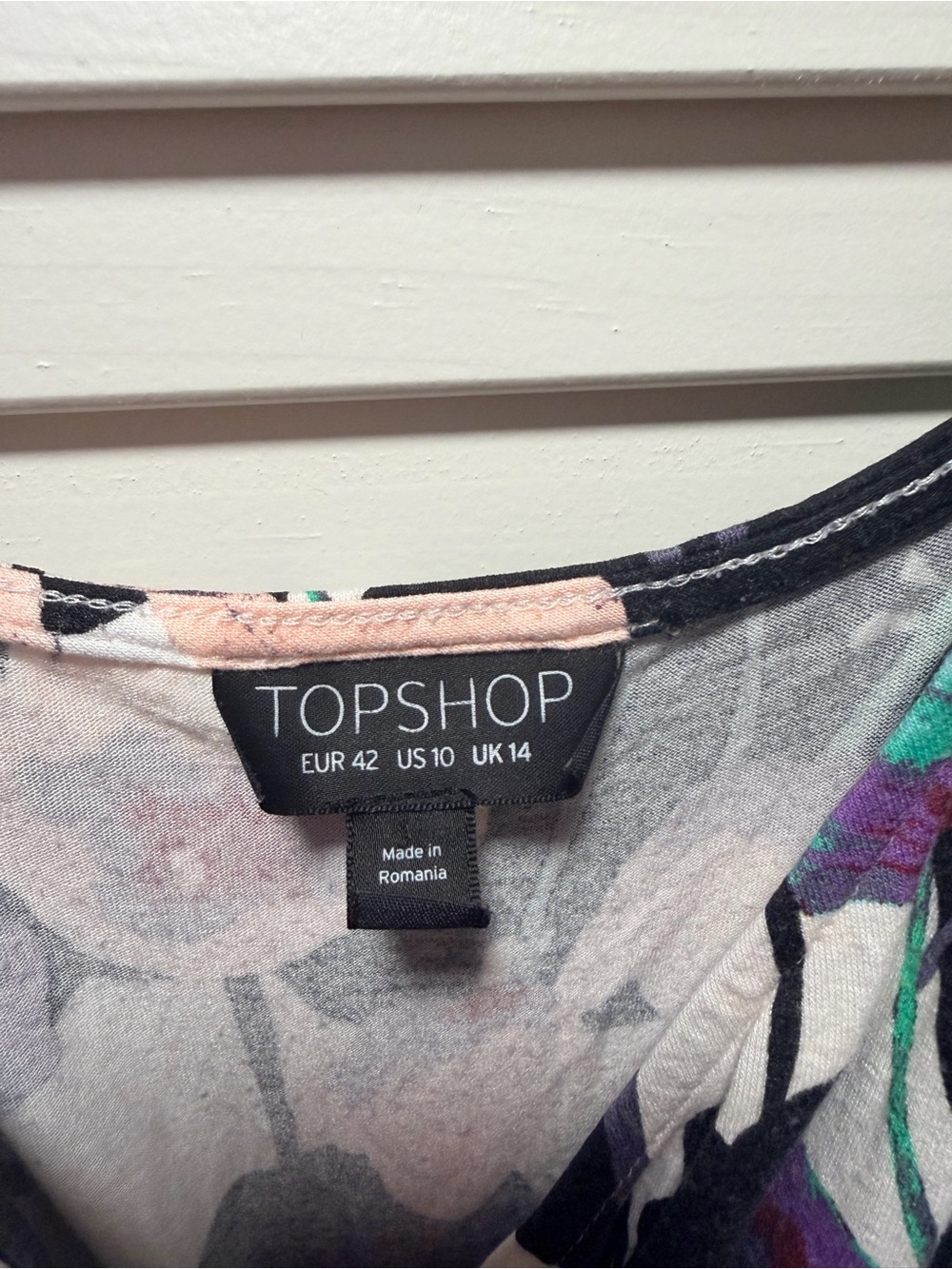 TOPSHOP Floral Print Romper size US 10 - Picture 5 of 5